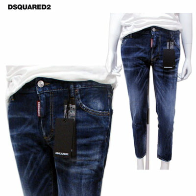 ★ディースクエアード【ブリーチ染め】ストレッチデニムパンツ46 楽天市場】ディースクエアード DSQUARED2 レディース パンツ