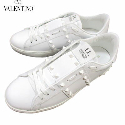 楽天市場 ヴァレンティノ Valentino バレンチノ メンズ スニーカー シューズ 紐靴 ロックスタッズ カーフスキン ホワイト 白 Ry2s0931 Yek 0bo 91s 送料無料 Smtb Tk ガッツ ブランドショップ