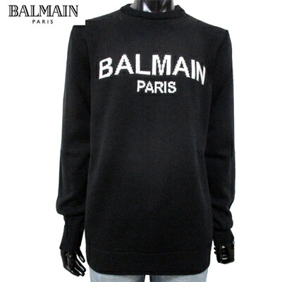 【関税込み】Balmain ブラック パネル 長袖トップス 楽天市場】バルマン BALMAIN メンズ トップス セーター ニット