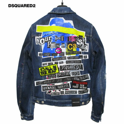 ディースクエアード　デニムジャケット 楽天市場】DSQUARED2 ディースクエアード デニムジャケット DAN