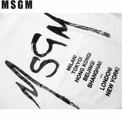 MSGM - MSGM エムエスジーエム 新品 グラフィティロゴ Tシャツ S