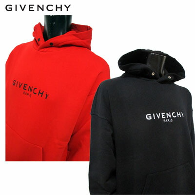 GIVENCHY ロゴ パーカー 2color ヴィンテージ風ロゴプリント-