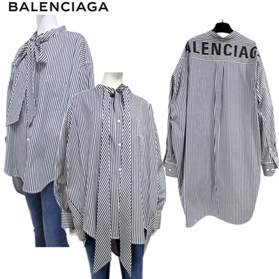 Balenciaga - バレンシアガ ブロックチェック オーバーサイズ シャツ