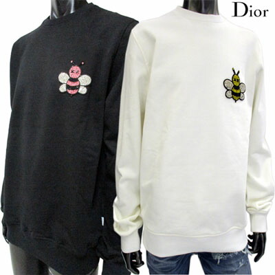 【楽天市場】【完売】ディオールオム DIOR HOMME メンズ フロントビジューBee入りスウェットシャツ Bee刺繍 蜂 ビジュー