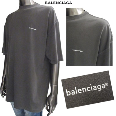 楽天市場 完売 バレンシアガ Balenciaga メンズ トップス Tシャツ 半袖 ロゴ チェストbalenciagaスモールロゴ付tシャツ チャコールグレー グレー 5247 Tyk28 1055 91a R 送料無料 Smtb Tk ガッツ ブランドショップ