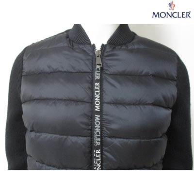 楽天市場 モンクレール Moncler レディース アウター ダウン ジャケット ロゴ Monclerロゴロング紐 ニット切り替えしショート丈ライト ダウンジャケット ブラック 106 999 R1800 91a 送料無料 Smtb Tk ガッツ ブランドショップ