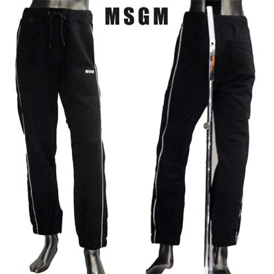 楽天市場 エムエスジーエム Msgm メンズ パンツ ボトムス スウェットパンツ ロゴ Msgmロゴ サイドライン入りスウェットパンツ 黒 2740mp64 99 R R 送料無料 Smtb Tk 91a ガッツ ブランドショップ