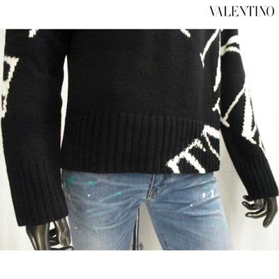 VALENTINO ヴァレンティノ カシミヤ ウール混 ニット セーター XL 