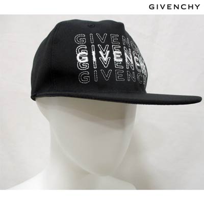 ジバンシー GIVENCHY メンズ フロントGIVENCHYロゴ刺繍入りキャップ