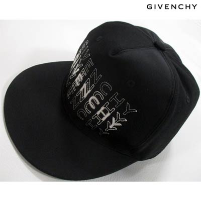 ジバンシー GIVENCHY メンズ フロントGIVENCHYロゴ刺繍入りキャップ