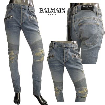 楽天市場】バルマン BALMAIN メンズ ボトムス デニム パンツ
