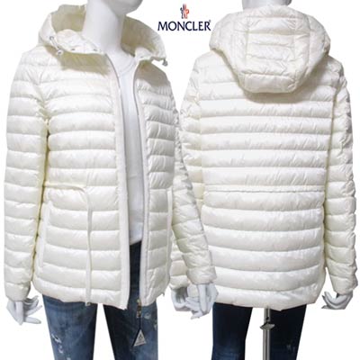 楽天市場 モンクレール Moncler レディース アウター ダウン ジャケット Raie ロゴ Monclerロゴ ウエスト紐付きダウンジャケット 白 1b 034 R1700 02s 年春夏新作 送料無料 Smtb Tk ガッツ ブランドショップ