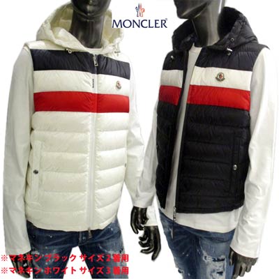 楽天市場 モンクレール Moncler メンズ アウター ダウン ダウンベスト ロゴ 2color Timothe Gilet トリコロールライン ロゴワッペン付きフード付きダウンベスト 白 黒 1a C0453 032 999 R1340 02s 年春夏新作 送料無料 Smtb Tk ガッツ ブランド