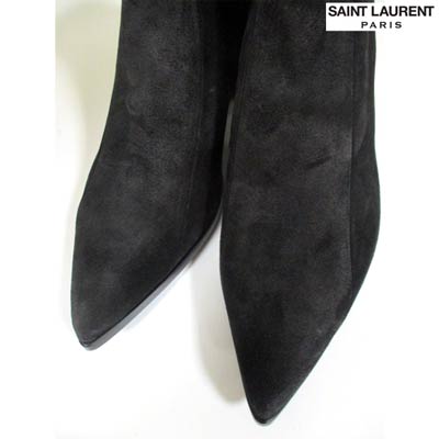 楽天市場 サンローランパリ Saint Laurent Paris メンズ 靴 ブーツ サイドジップ ロゴ刻印ジップ付サイドジップスエードヒールブーツ 黒 Inx00 1000 R 02s 年春夏新作 送料無料 Smtb Tk ガッツ ブランドショップ