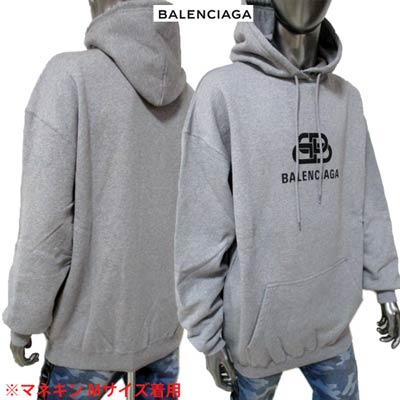 特価ブランド バレンシアガ Balenciaga メンズ トップス パーカー フーディ フロントbb Balenciagaロゴプリント入りパーカー グレー Thv78 1300 R 02s 年春夏 Smtb Tk ガッツ ブランドショップ 春早割 Www Fulghum Com