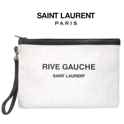 楽天市場 サンローラン パリ Saint Laurent Paris メンズ 鞄 バッグ クラッチバッグ ロゴ ユニセックス可 Rive Gaucheロゴプリント Zipロゴ刻印付きクラッチバッグ 白 9j58d 9273 R 02a 年秋冬新作 送料無料 Smtb Tk ガッツ ブランドショップ