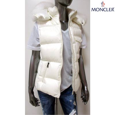 楽天市場 モンクレール Moncler レディース アウター ダウンベスト ジャケット ロゴ Balabio 2color フォックスファー使用 チェスト部分monclerロゴ付きダウンベスト 白 黒 1a C0064 034 999 R R 02a 年秋冬新作 送料無料 Smtb Tk