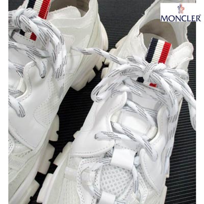 モンクレール Moncler メンズ 靴 スニーカー ロゴ ダッドスニーカー タンコンポーネントトリコロールタグ Monclerロゴ ソールロゴ附添いダッドスニーカー ホワイト 4m 02sh4 001 R 02a 年間秋冬新作 貨物輸送無料 Smtb Tk Pdmtv Com