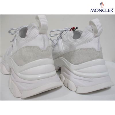 モンクレール Moncler メンズ 靴 スニーカー ロゴ ダッドスニーカー タンコンポーネントトリコロールタグ Monclerロゴ ソールロゴ附添いダッドスニーカー ホワイト 4m 02sh4 001 R 02a 年間秋冬新作 貨物輸送無料 Smtb Tk Pdmtv Com