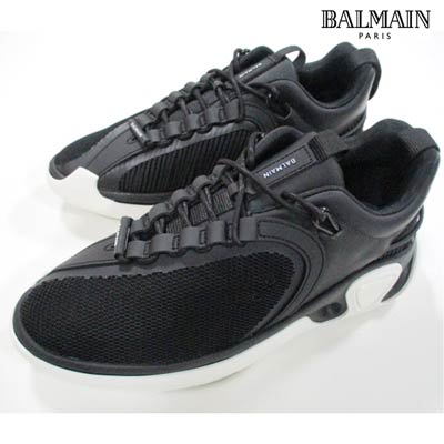 BALMAIN 黒 スニーカー 収納袋付き BALMAIN 黒 スニーカー 収納袋付き