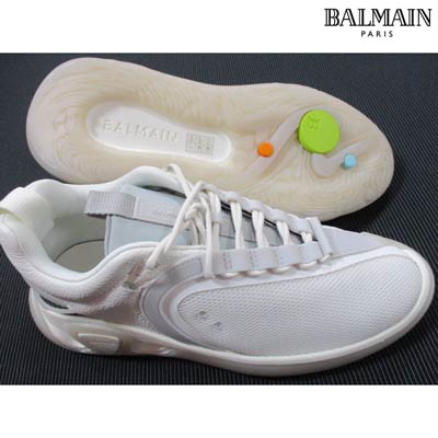 楽天市場 バルマン Balmain メンズ 靴 スニーカー ロゴ シューレース サイドソール部分balmainロゴ刻印 アウトソール デザイン装飾付きハイテクスニーカー ホワイト Vm1c261 Tghr Gdm R900 121 21年春夏新作 送料無料 Smtb Tk ガッツ ブランドショップ