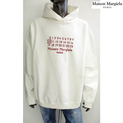 楽天市場 メゾン マルタン マルジェラ Maison Margiela メンズ トップス パーカー フーディー ロゴ 2color フロントmaison Margielaナンバーロゴ刺繍付パーカー 白 紺 S50gu0163 S 101 510 R1010 Gb121 21年春夏新作 送料無料 Smtb Tk ガッツ