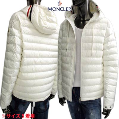 数量限定 モンクレール Moncler メンズ アウター ダウン ジャケット ロゴ Eus アームロゴワッペン フード部分トリコロールライン付ライトダウンジャケット ホワイト 1a50a00 042 R 121 21年春夏新作 送料無料 Smtb Tk 最安 Coolingxperts Com