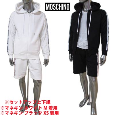 完売 楽天市場 モスキーノ Moschino メンズ トップス パンツ ハーフパンツ セットアップ上下組 ロゴ 2color サイドmoschinoロゴライン付きセットアップジャージ A1707 306 81 1 555 R 121 21年春夏新作 送料無料 Smtb Tk ガッツ ブランドショップ