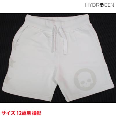 HYDROGEN ホワイト スカルロゴ ハーフパンツ L 楽天市場】ハイドロゲン HYDROGEN キッズ 子供服 パンツ