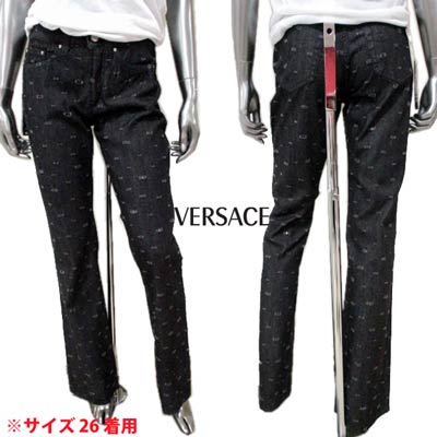 【versace・ヴェルサーチェ】 JEANS デニム・ジーパン Versace/ヴェルサーチェ｜ジーンズ イン ブルー ストーン