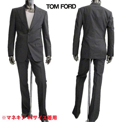 楽天市場 トムフォード Tom Ford メンズ アウター ジャケット スーツ ロゴ スリムデザインセットアップスーツ グレー Suit 56 R 15a 送料無料 Smtb Tk ガッツ ブランドショップ