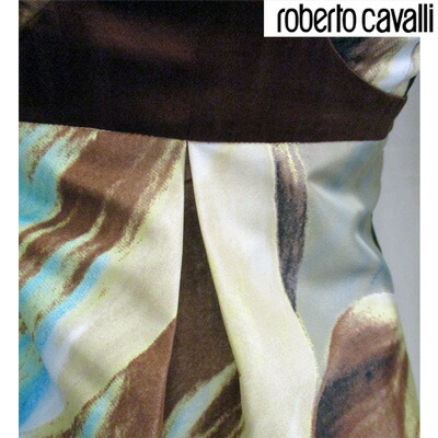 クラスロベルトカバリ Class Roberto Cavalli レディース トップス 着物 ワンピース ニー上面身長ワンピース とぼしブルー 赤銅 水色 お茶 10p Cd 391 V02 Vestito 貨物輸送無料 Smtb Tk Komma Duesseldorf De