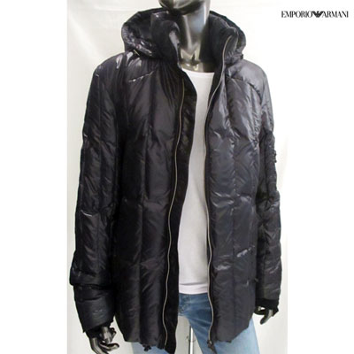 楽天市場 エンポリオアルマーニ Emporio Armani メンズ アウター ダウン ジャケット ロゴ アームロゴ ポケット付ダウンジャケット 黒 8w310 Black R 8a 送料無料 Smtb Tk ガッツ ブランドショップ
