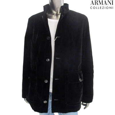 楽天市場 アルマーニコレッツォーニ Armani Collezioni メンズ ジャケット アウター ベルベット素材 ビッグポケット付きジャケット ブラック S40 K609 001 R Wa7a 送料無料 Smtb Tk ガッツ ブランドショップ