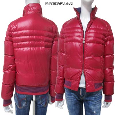 最高級のスーパー 0w353 色違い 白 黒 あり ピンク アームea7ロゴワッペン付きダウンジャケット ロゴ ジャケット ダウン アウター レディース Armani Emporio エンポリオアルマーニ Smtb Tk 10a 送料無料 R コート ジャケット