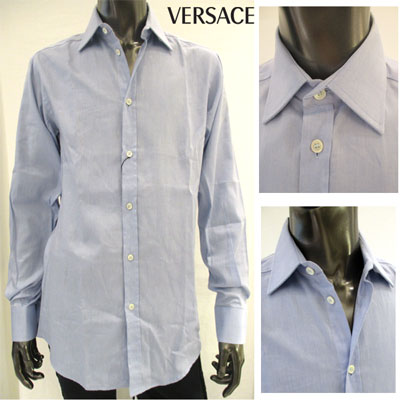 VERSACE CLASSIC 2 グレー 長袖シャツ　ヴェルサーチ 楽天市場】美品 VERSACE ヴェルサーチ メデューサ サイズ39
