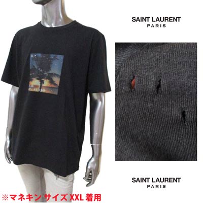 未使用✨希少カラー✨サンローランパリ ダメージ加工 クラシック