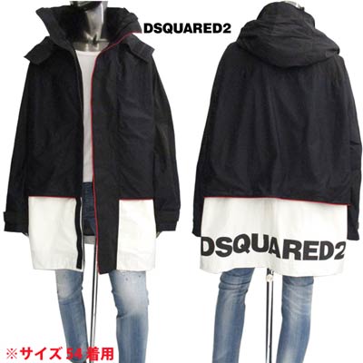 ディースクエアード　デニムジャケット　イタリア製　ジップアップ　ダブルジップ DSQUARED2 ジップアップ デニムジャケット | ブルー | FARFETCH JP