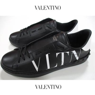 ★人気★【VALENTINO】★VLTNロゴ ロートップ スリップオン★ Vl7n カーフスキン ロートップ スニーカー for メンズ インチ