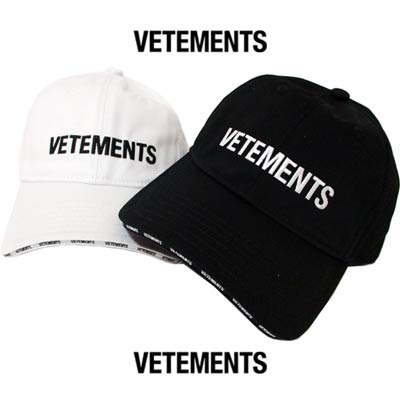 ヴェトモン VETEMENTS メンズ 帽子 キャップ ロゴ 2color ユニセックス