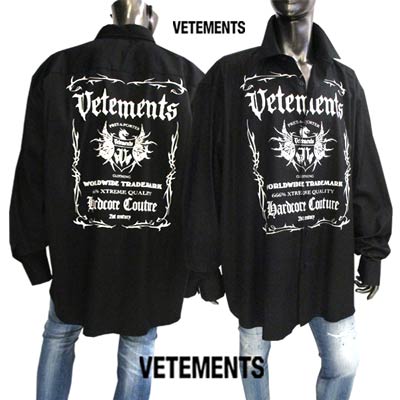 楽天市場】VETEMENTS ヴェトモン ロンT ロングTシャツ 長袖 ユニ