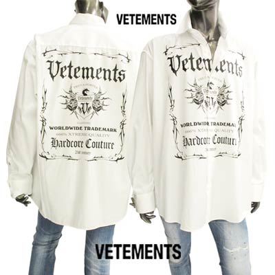 楽天市場】ヴェトモン VETEMENTS メンズ トップス シャツ