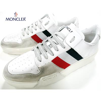モンクレール Moncler メンズ 靴 スニーカー ローカットスニーカー ロゴ ダーティー 汚れ くすみ加工 トリコロールライン ソール かかと部分monclerロゴ刻印付スニーカー 4m 02sxt 032 R 122 21年秋冬新作 送料無料 Smtb Tk Maf Gov Ws