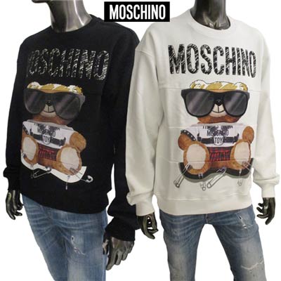 楽天市場】モスキーノ MOSCHINO メンズ トレーナー スウェット 2色展開