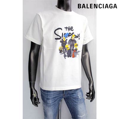 バレンシアガ BALENCIAGA レディース 2022年春夏新作 白 Simpsons