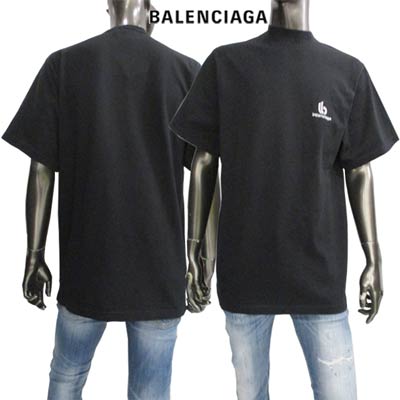 楽天市場】バレンシアガ Tシャツ カットソー ブラック シルバー
