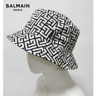 バルマン BALMAIN メンズ ハット XH0XB001 バケットハット ブラック