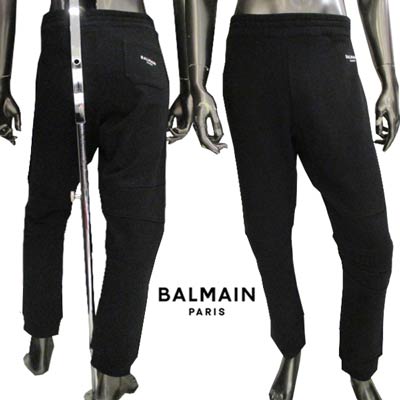 BALMAIN バルマン【S】スウェット バイカーパンツ ジョガーパンツ 黒 楽天市場】バルマン BALMAIN メンズ パンツ スウェットパンツ