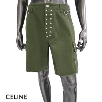 【CELINE】パンツ カーキ CELINE/セリーヌ カーゴパンツ/カーキ/size:38｜商品番号