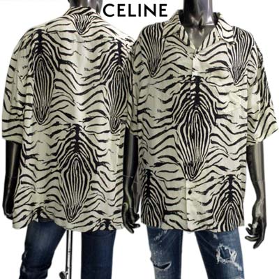楽天市場】CELINE セリーヌ 半袖シャツ 2C946 727T メンズ ハワイアン